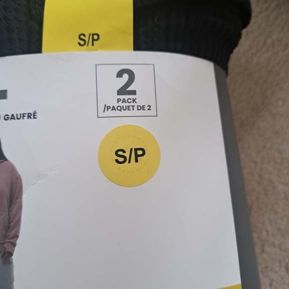 New! Bench Waffle Cargo Lounge Pants 2 Pack Women's Small Grey Black Casual - Picture 9 of 13